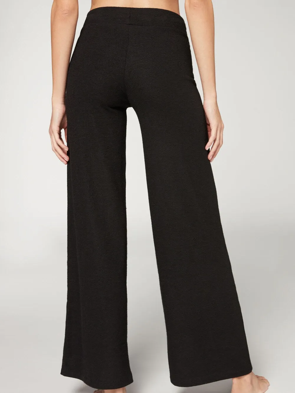 Calzedonia wide trousers, black
