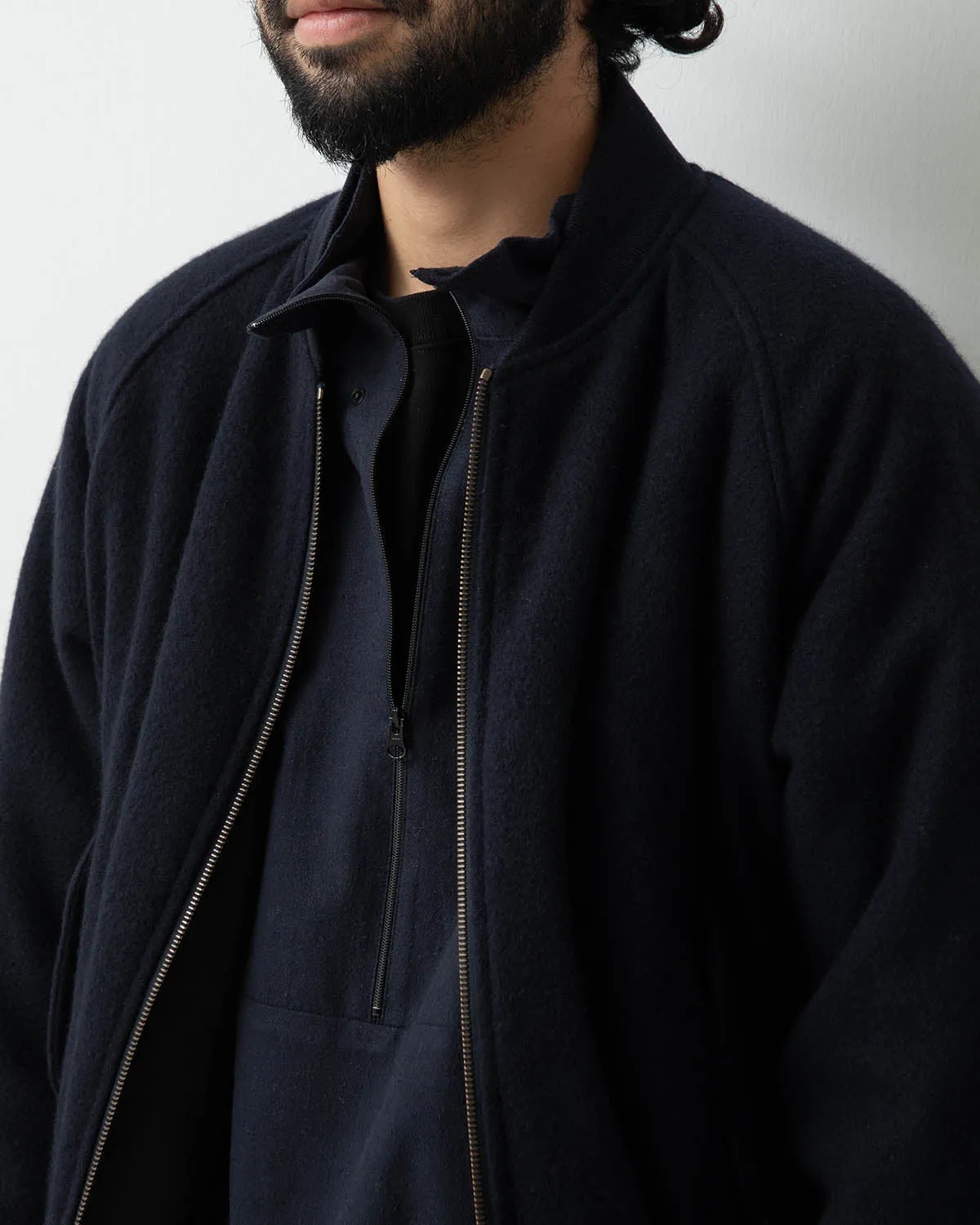 CASHMERE LIGHT FLANNEL PADDING JACKET