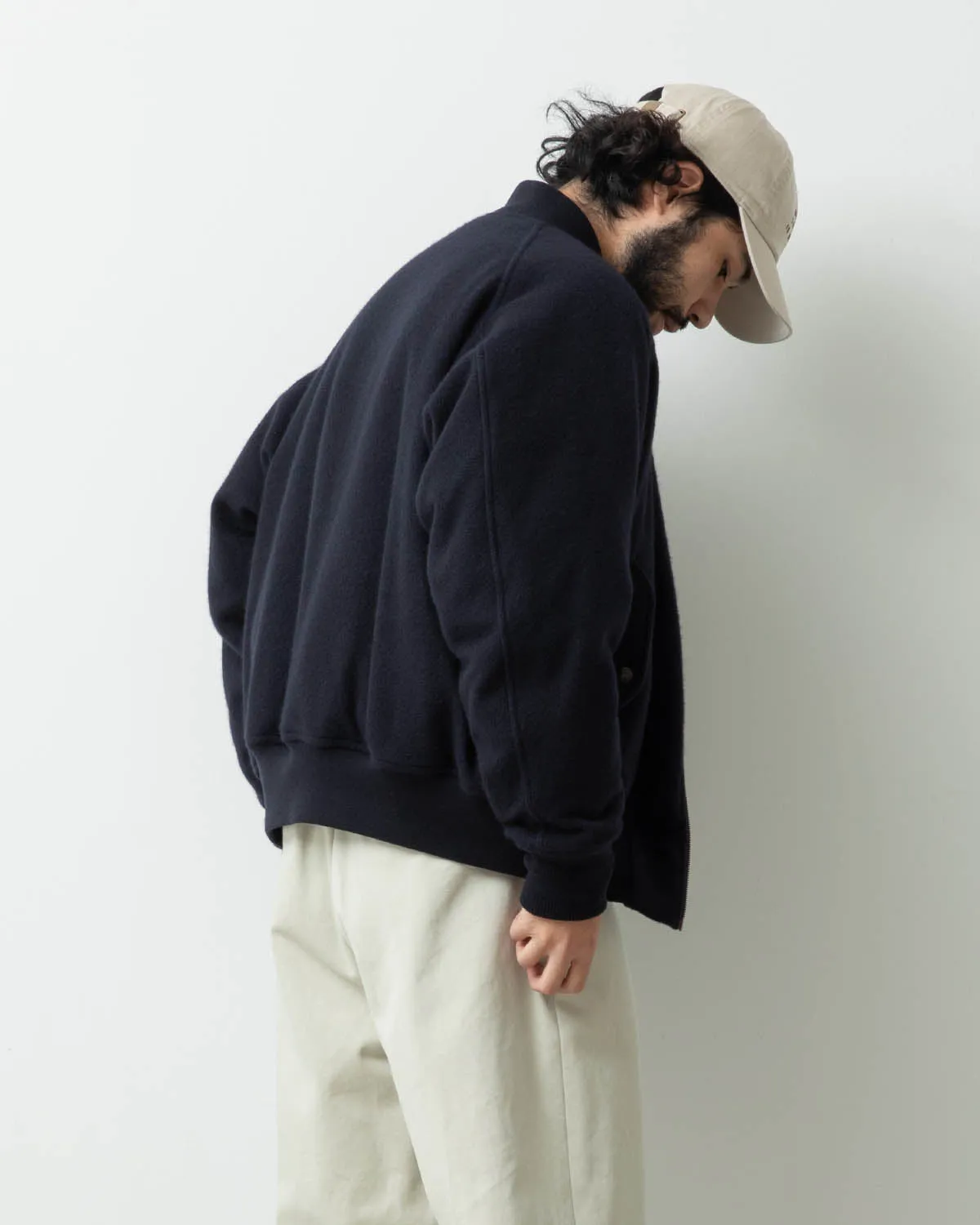 CASHMERE LIGHT FLANNEL PADDING JACKET