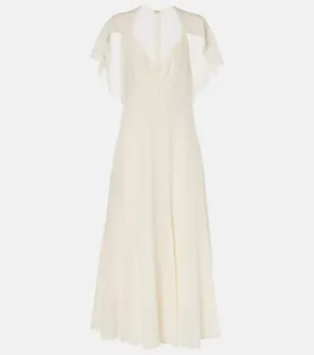 Chloe Silk chiffon midi dress