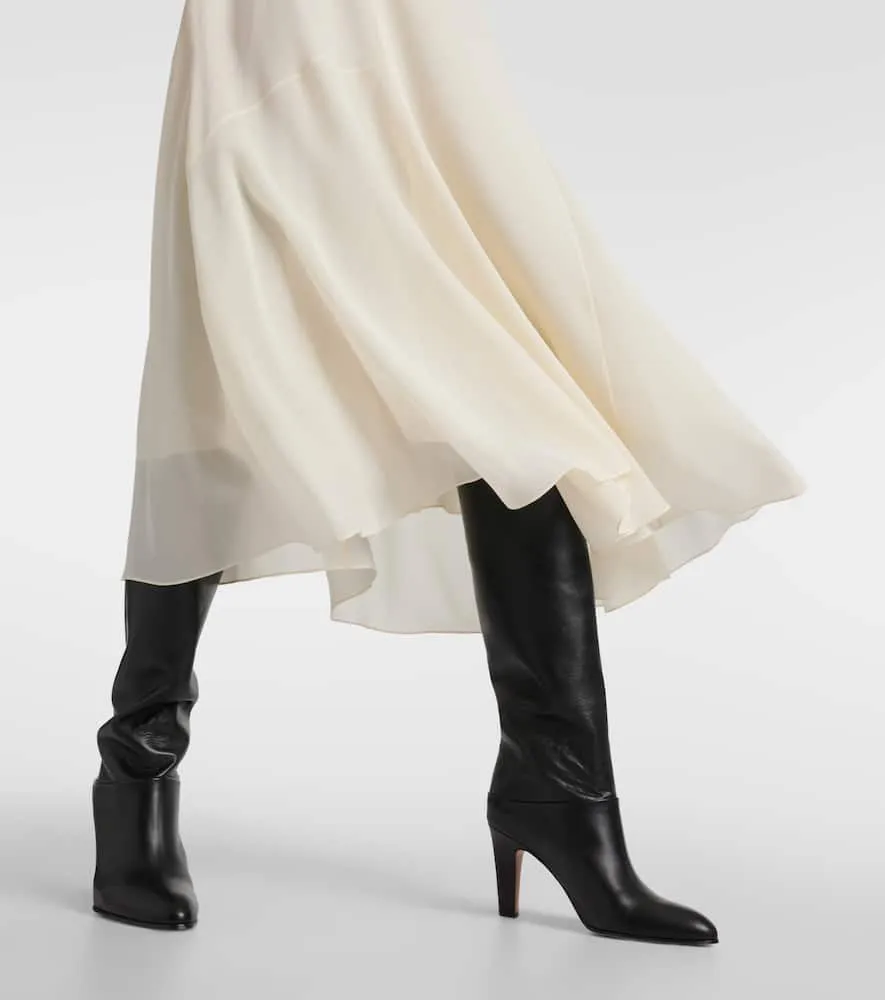 Chloe Silk chiffon midi dress