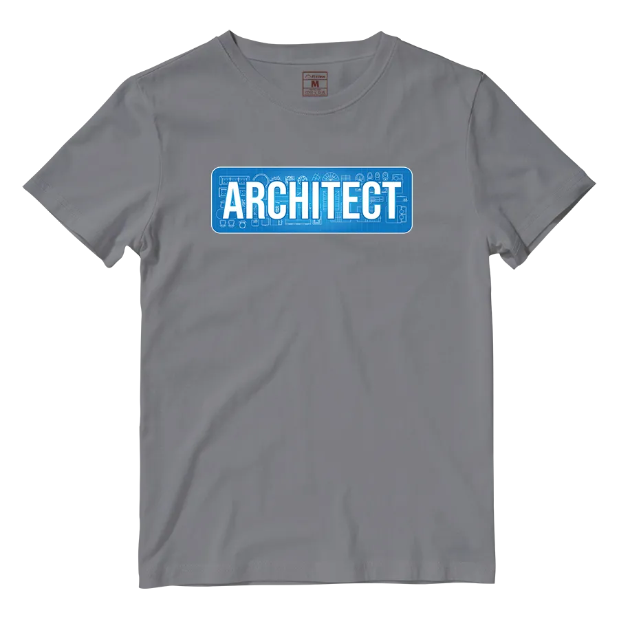 Cotton Shirt: Architect Blueprint