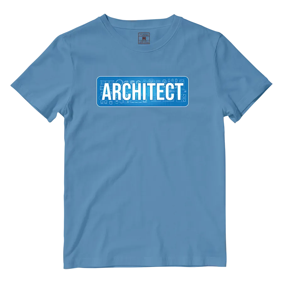 Cotton Shirt: Architect Blueprint