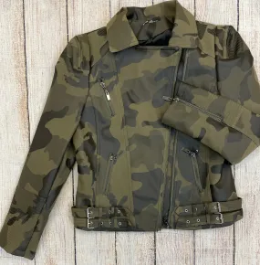 Denim 4 US Camo Leather Jackets
