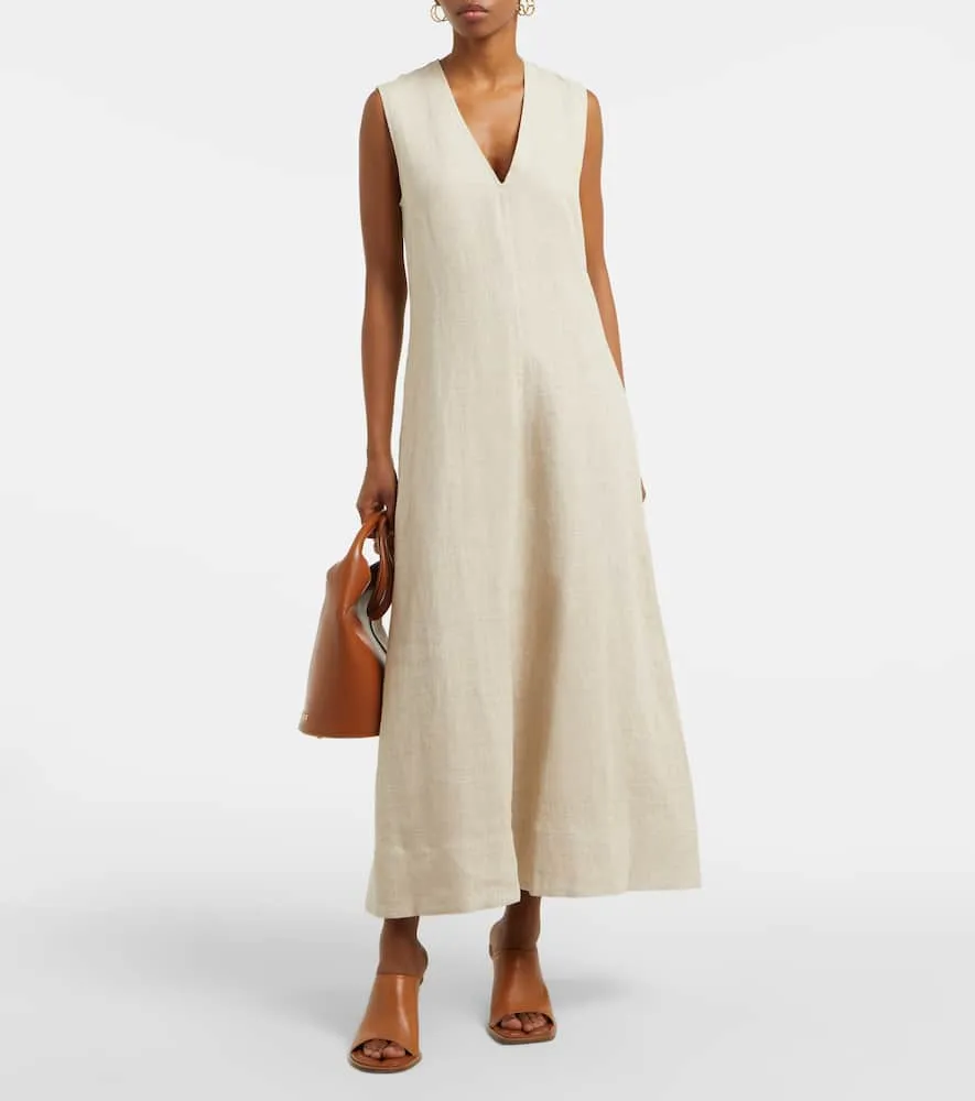 Faithfull Marteret linen maxi dress