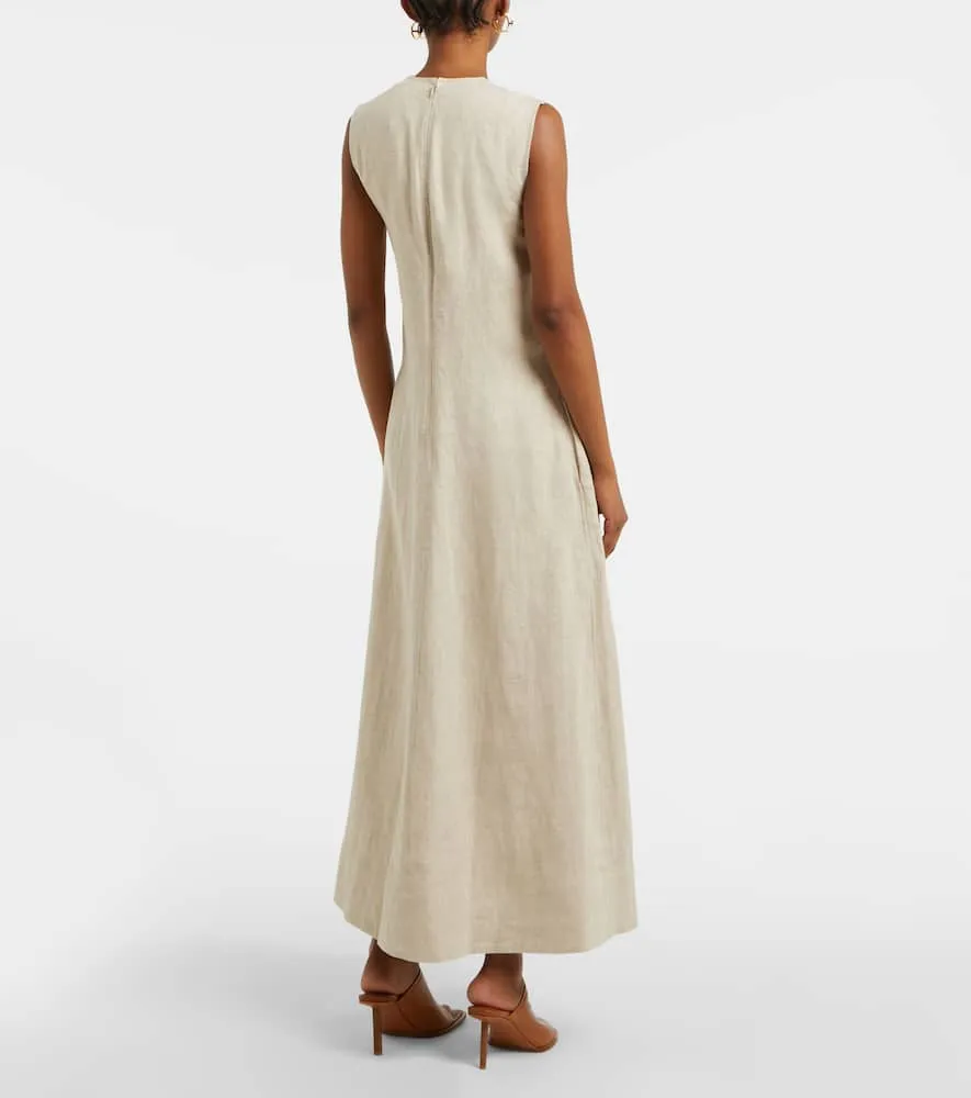 Faithfull Marteret linen maxi dress
