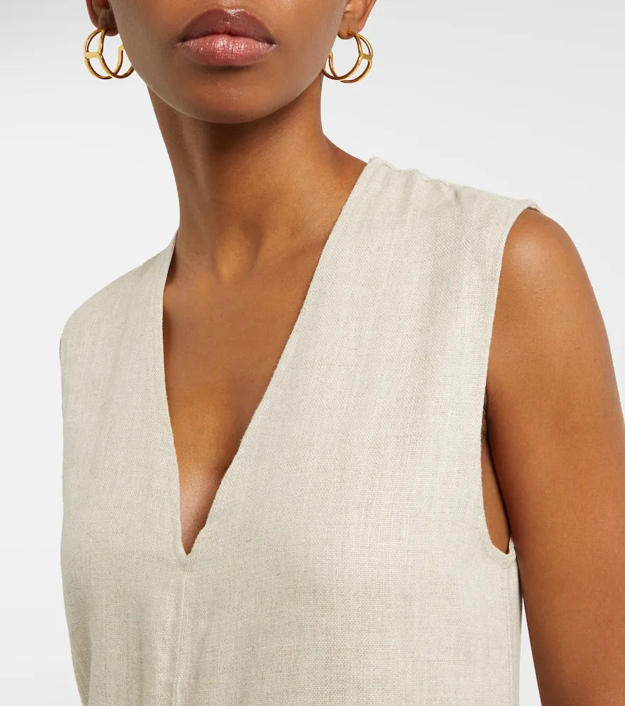 Faithfull Marteret linen maxi dress