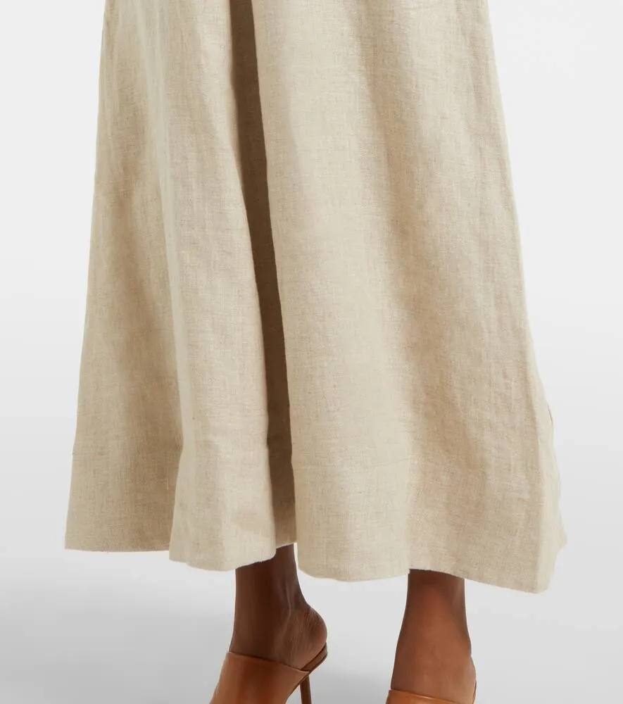 Faithfull Marteret linen maxi dress