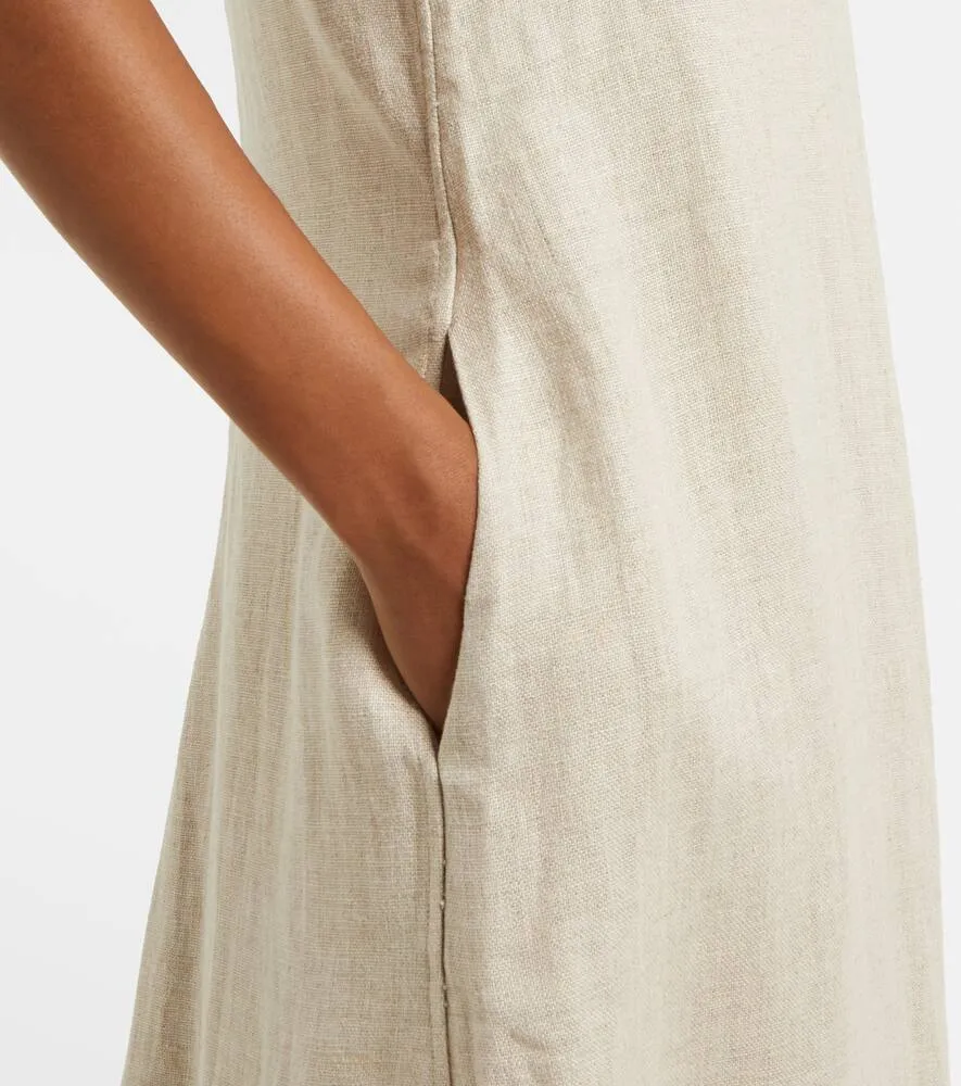 Faithfull Marteret linen maxi dress