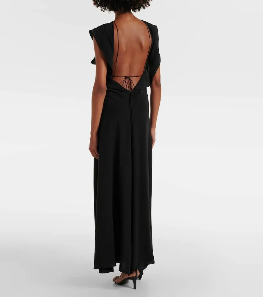 Faithfull Palome silk maxi dress