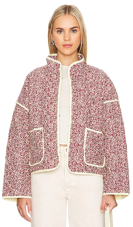 Free People Chloe Jacket in Pink