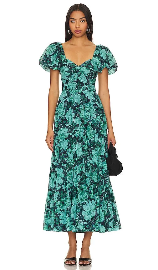 Free People Short Sleeve Sundrenched in Green