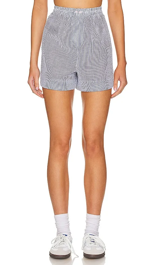 Free People X Intimately FP Cloud Nine Boxer in Navy