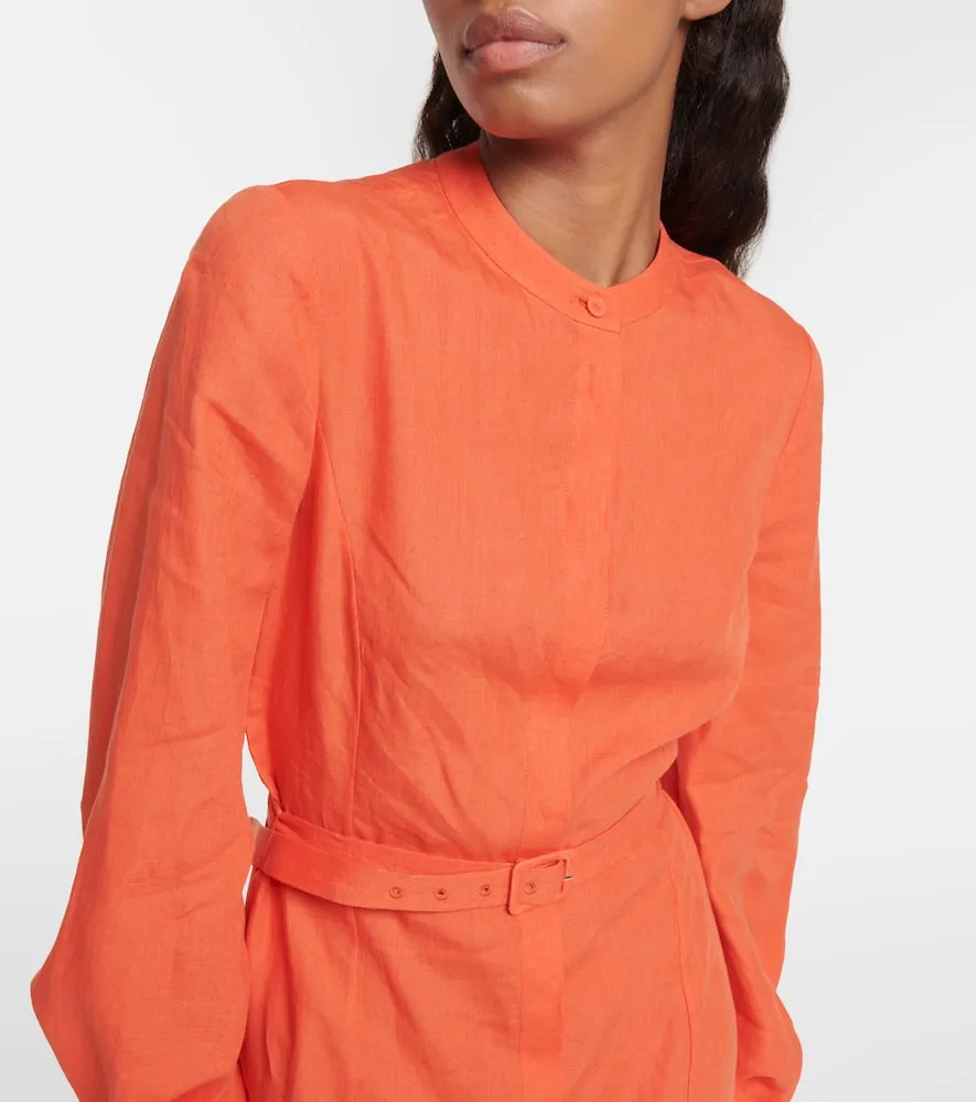 Gabriela Hearst Massey linen maxi dress