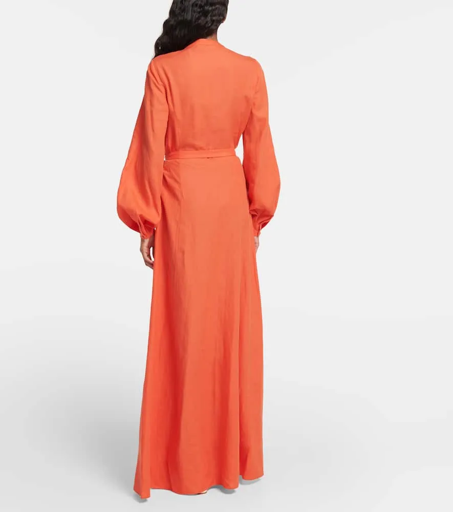 Gabriela Hearst Massey linen maxi dress