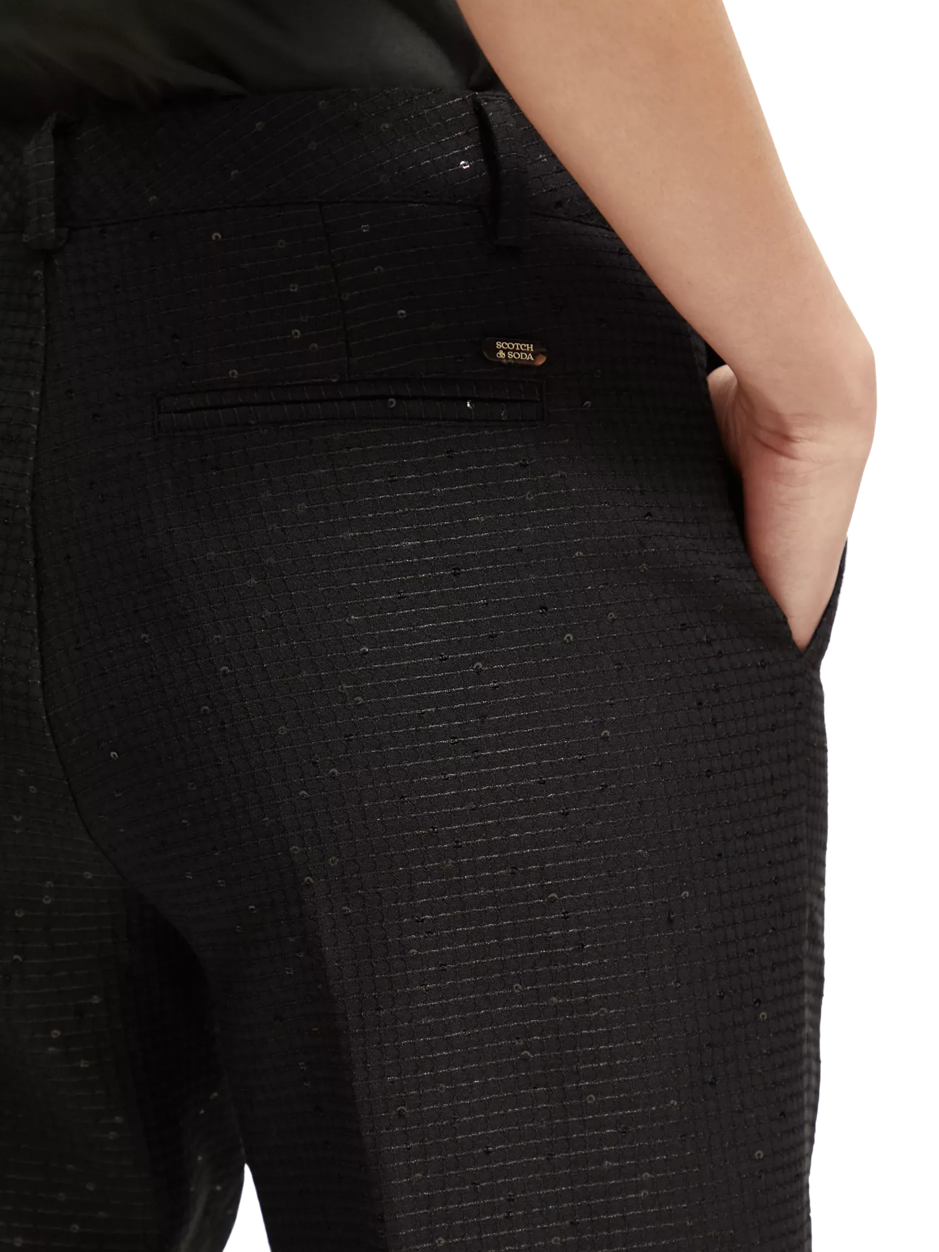 Lowry Sequin Jacquard Pants