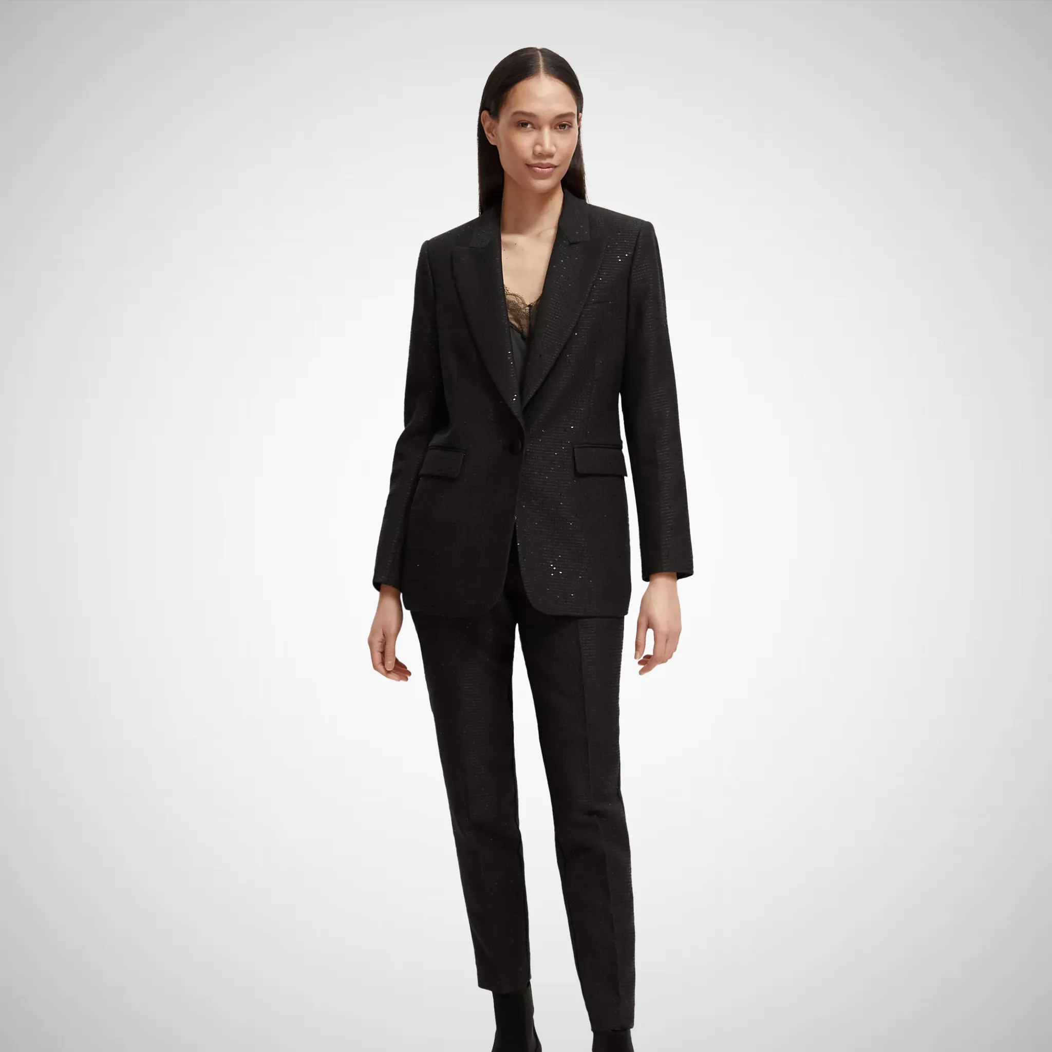 Lowry Sequin Jacquard Pants