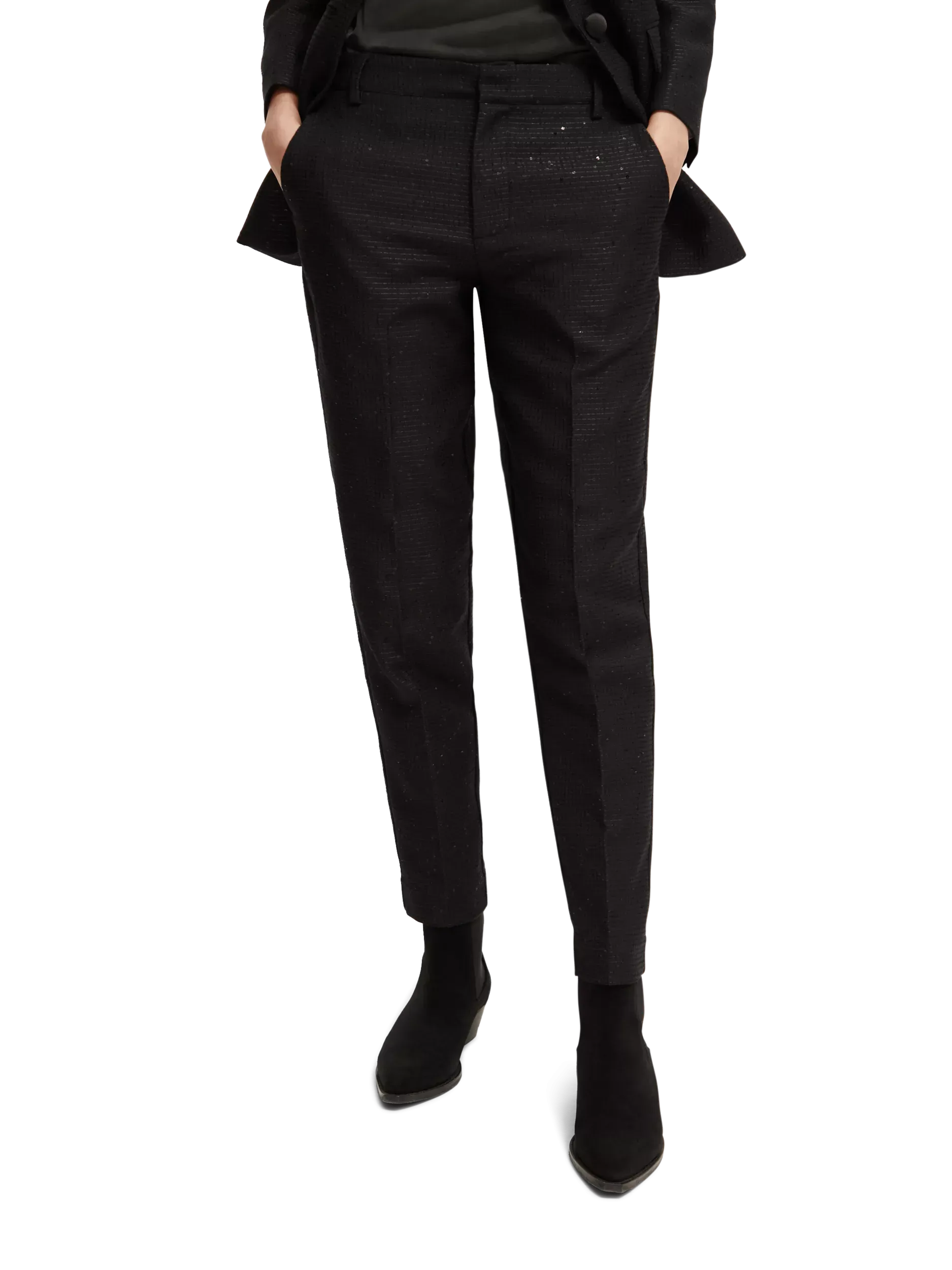 Lowry Sequin Jacquard Pants