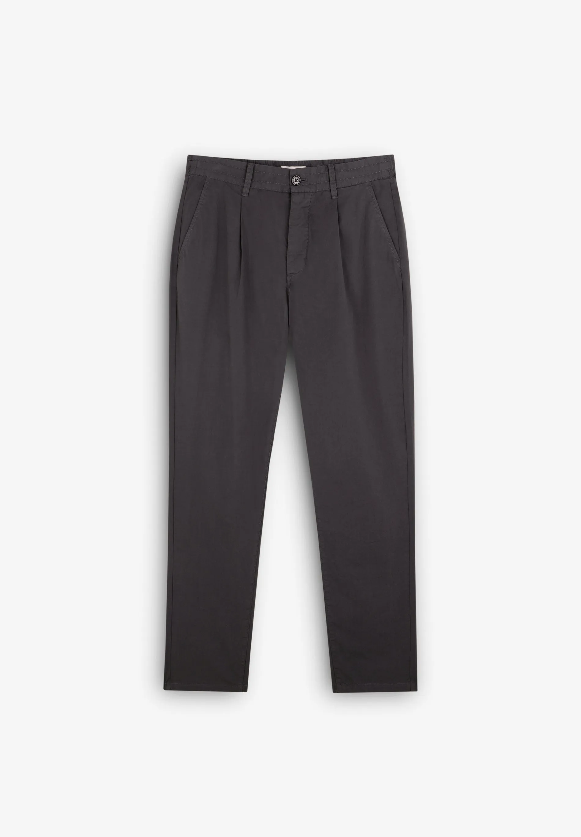 PLEATED CHINO TROUSERS