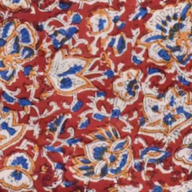 Red Jaipuri Handblock Print