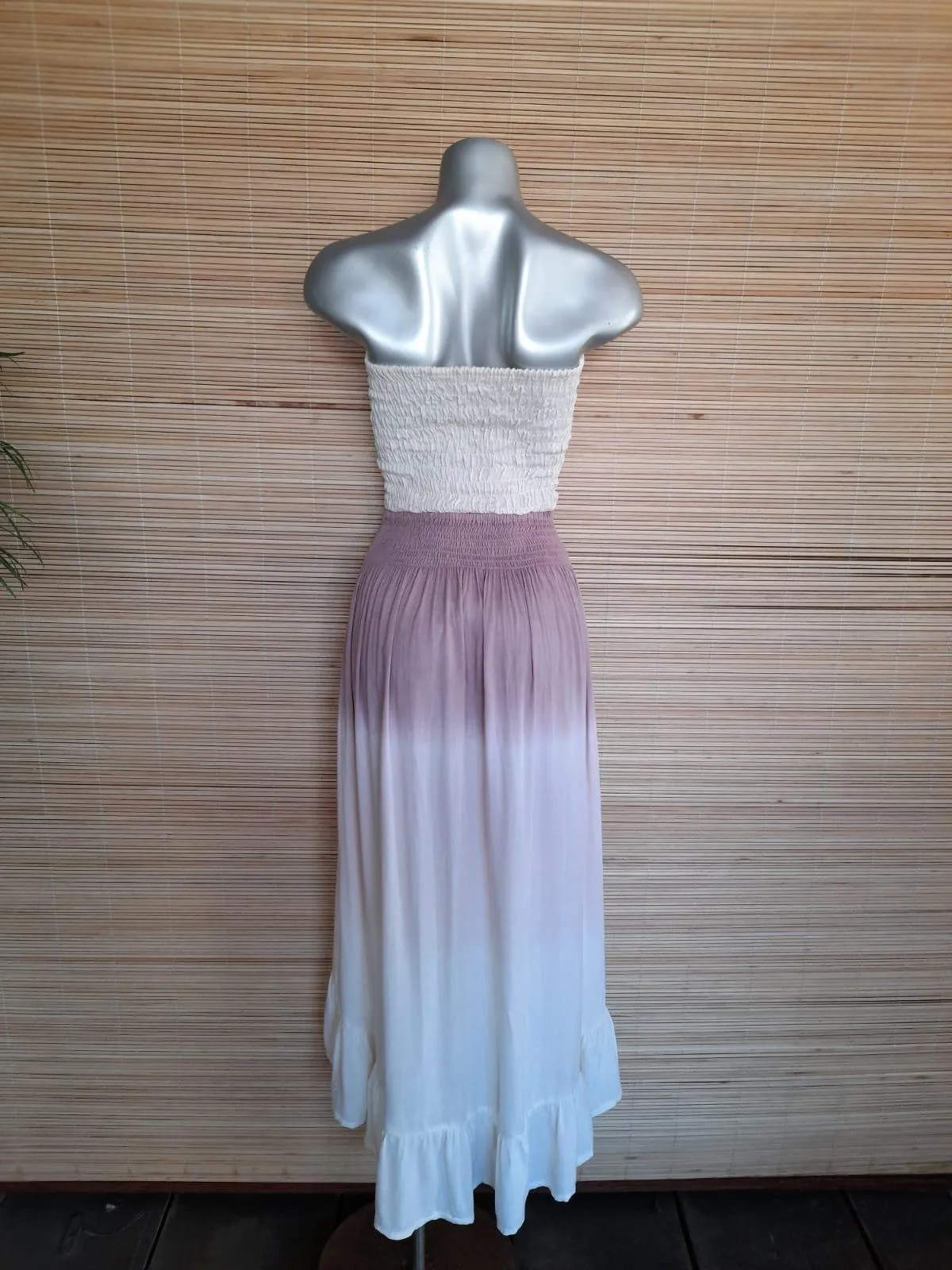 SKIRT KAREN Asymmetric in White, Black and tie Dye