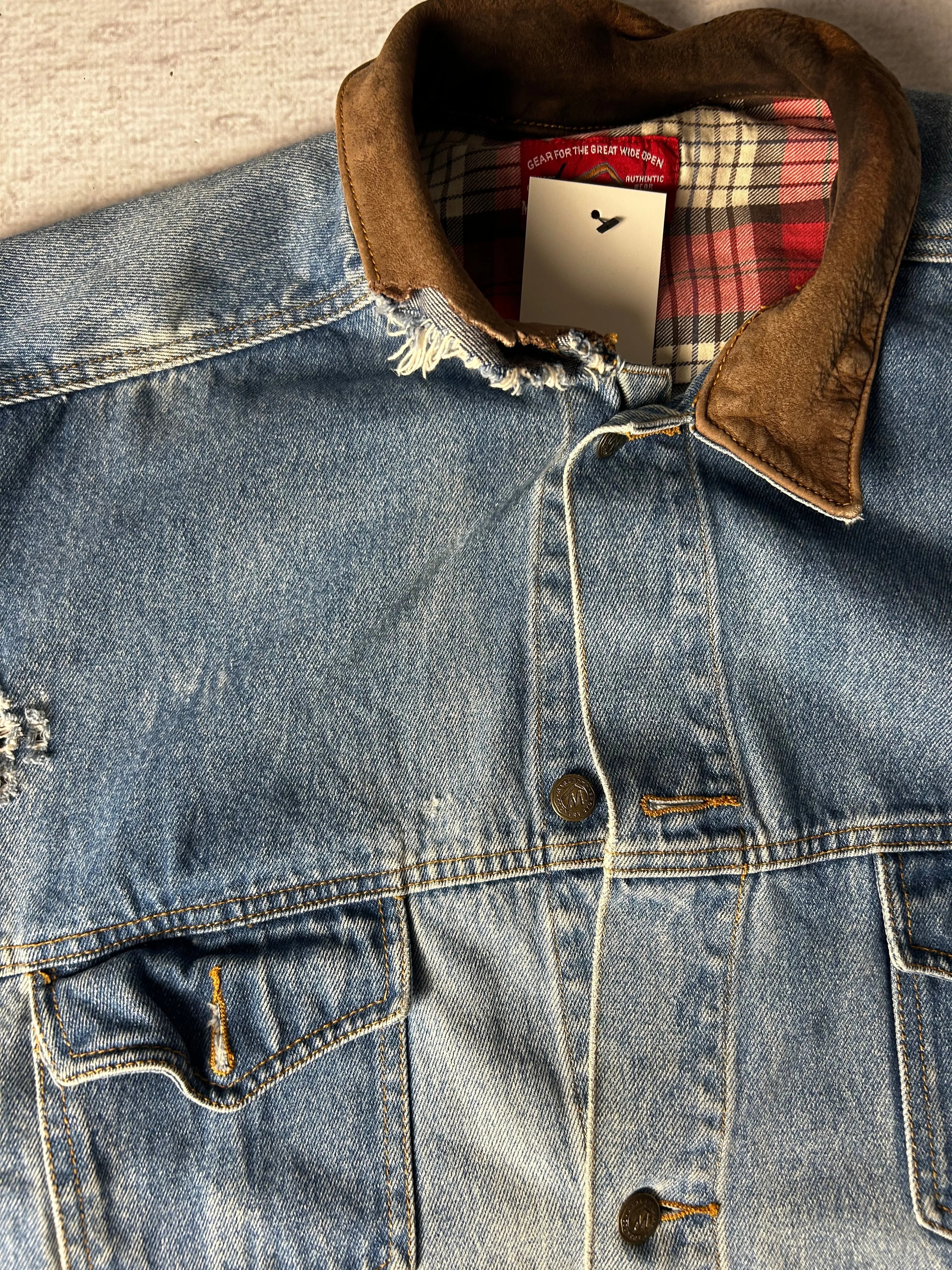 Vintage Marlboro Denim Jacket - Men's XL