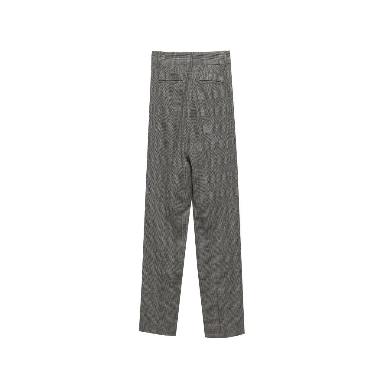 WIDE FIT HOUNDSTOOTH TROUSERS